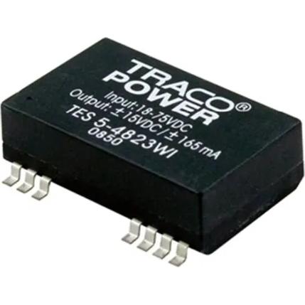 Traco Power-TES 5-2411WI DC to DC Converter and Switching Regulator Module Module DC-DC 24VIN 1-OUT 5V 1A 5W 14-Pin SMD Module Tube
