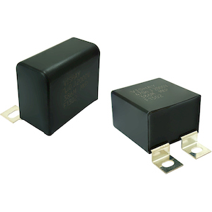 Vishay-MKP386M610085YT2 Kondensator, Kunststofffilm Cap Film 10uF 850V PP 5%( 58 X 35 X 50mm) Screw Mount Screw Plastic Rectangular Can 0.0015 Ohm 105°C Tray