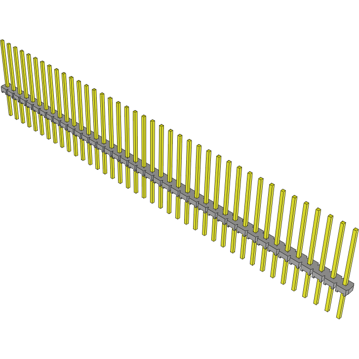 Samtec-MTLW-140-10-T-S-500 Steckverbinderleisten und Leiterplattenbuchsen Conn Unshrouded Header HDR 40 POS 2.54mm Solder ST Top Entry Thru-Hole Bulk