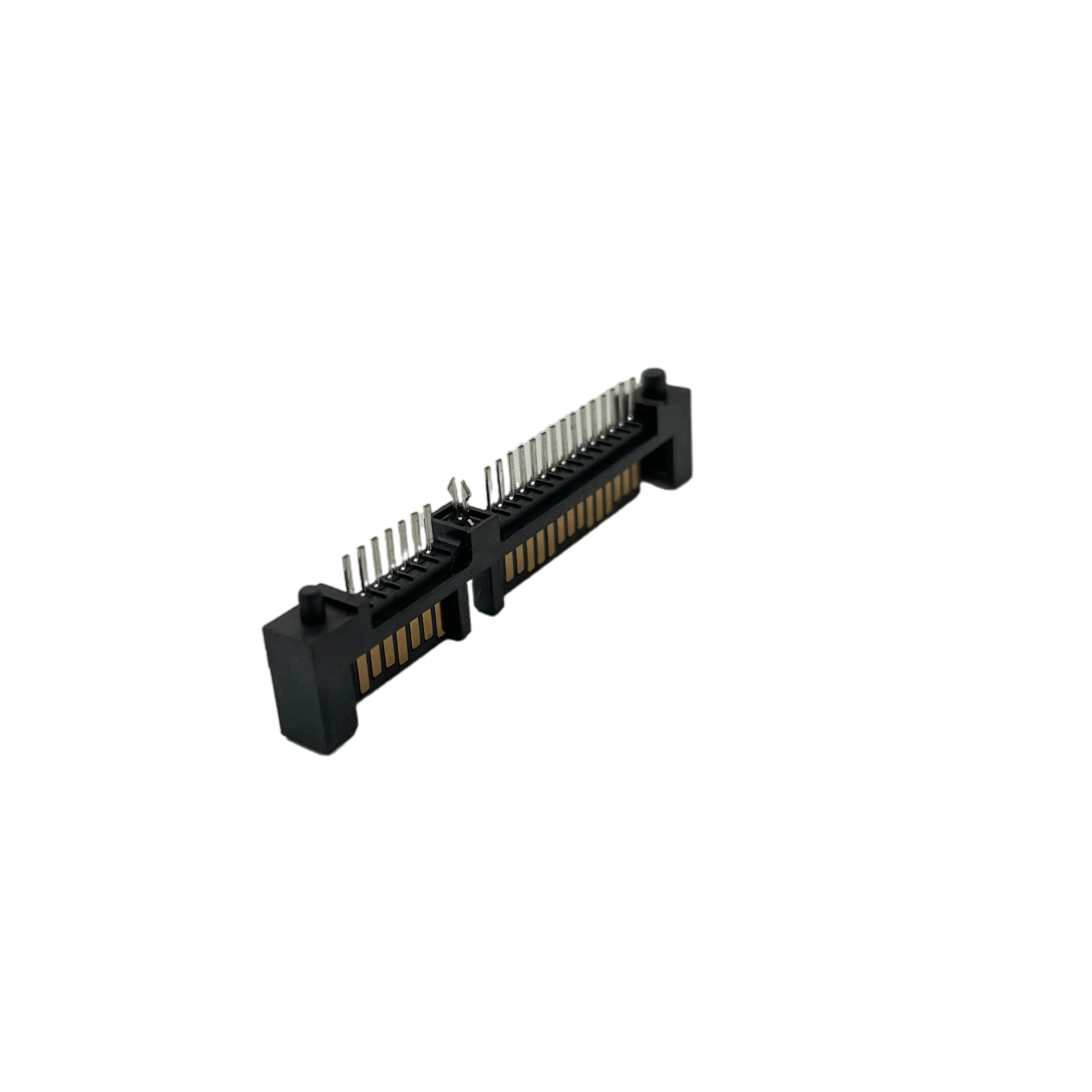 ADAM TECH-SATA-G-PM-SMT Steckverbinder, SCSI Conn SATA PL 7/15 POS 1.27mm Solder ST SMD 22 Terminal 1 Port Tray/Tube