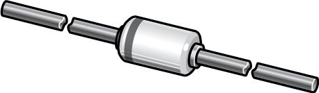 NXP Semiconductors-BAT85,113 Gleichrichter Diode Schottky 0.2A 2-Pin DO-34 T/R