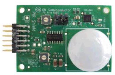 onsemi-PIR-GEVB Integrierte Verstärkerschaltung, Entwicklungsplatinen und -kits NCS36000DG Amplifier Evaluation Board
