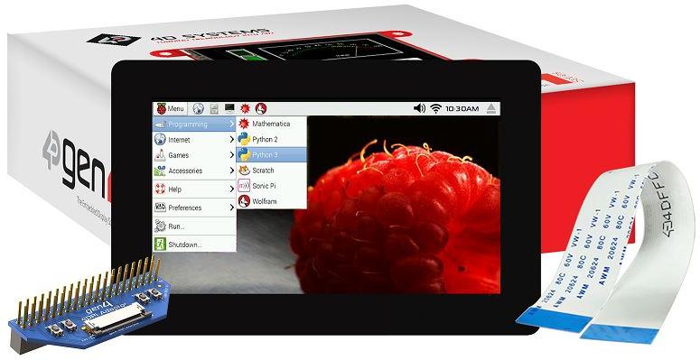 4D Systems-GEN4-4DPI-70CT-CLB TFT Modules 7.0", 480x800 pixel, gen4 Primary Display with Capacitive Touch for the Raspberry Pi