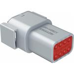 Conn Housing RCP 8 POS Crimp ST Cable Mount Black