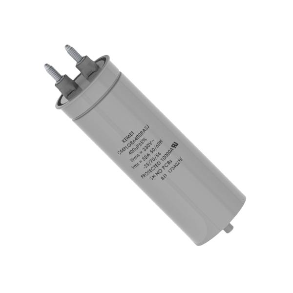 KEMET Corporation-C44PRGR5470RASK Kondensator, Kunststofffilm Cap Film 47uF 1400V PP 10%( 65 X 247mm) Stud Mount Screw Aluminum Cylindrical Can 0.0019 Ohm 70°C Bag