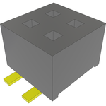 Conn Socket Strip SKT 4 POS 1.27mm Solder ST SMD T/R