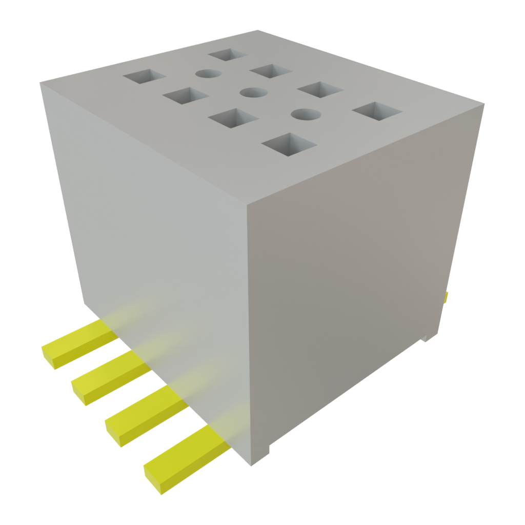 Samtec-CLE-104-01-G-DV-TR Embases de raccordement et réceptacles PCB Conn Socket Strip SKT 8 POS 0.8mm Solder ST SMD T/R