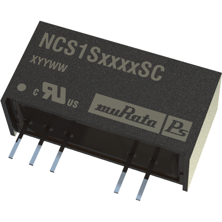 Murata Power Solutions-NCS1S2412SC DC to DC Converter and Switching Regulator Module Module DC-DC 24VIN 1-OUT 12V 0.083A 1W 5-Pin SIP Module