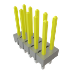 Conn Unshrouded Header HDR 10 POS 2.54mm Solder ST Top Entry Thru-Hole