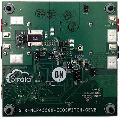 onsemi-STR-NCP45560-ECOSWITCH-GEVB Kit e schede di sviluppo gestione della potenza NCP45560 Current Limit Switch 0.5V to 13.5V Output Evaluation Board