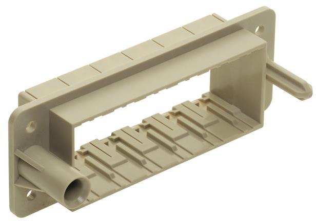 HARTING-09140241711 Accesorios del conector Connector Accessories Docking Frame Straight Polycarbonate Han-Modular®