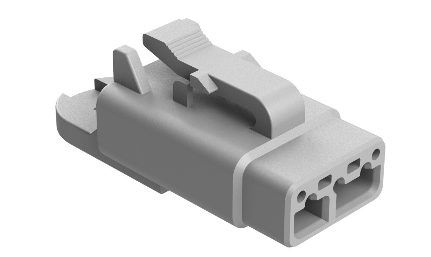 Amphenol-ATM04-3P-CAP Accessori per connettori Connector Accessories Dust Cap Straight Thermoplastic Gray Bag