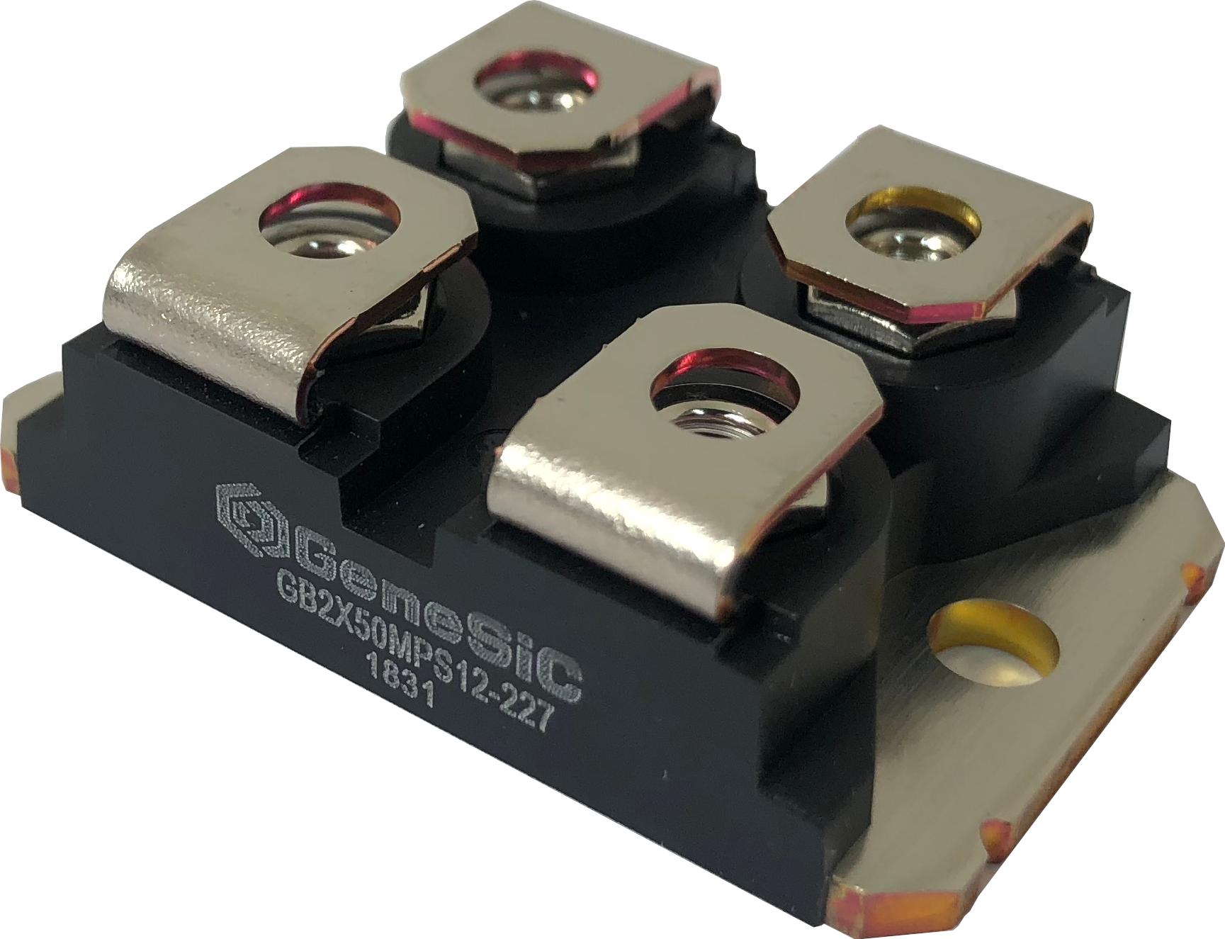 GeneSiC Semiconductor-GB2X50MPS12-227 Rectifiers Diode Schottky SiC 1.2KV 186A 4-Pin SOT-227