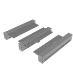 Cable Assembly 0.304m 30AWG 1.27mm 40 to (40/40)POS IDC Connector to 2(IDC Connector) F-F TIGER EYE™ Bulk