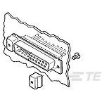 TE Connectivity-208101-9 Steckverbinderzubehör Connector Accessories Latching Block Straight Bag