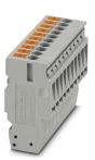 PHOENIX CONTACT-3000664 Steckverbinder, Klemmenblöcke Conn Combi Receptacle F 10 POS 5.2mm Spring Clamp 24A