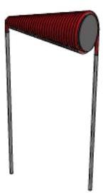 Gowanda Electronics-C305FL1726C6 Induttore impiombato Inductor Broadband Conical Wirewound 0.3uH 10MHz 41Q-Factor Powdered Iron 7.2A 0.02Ohm DCR RDL Bulk