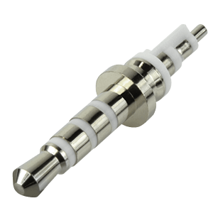 Same Sky (formerly CUI Devices)-SP-2541-WT Raccordement audio et vidéo Conn 2.5MM Stereo Plug PL 4 POS Solder ST Cable Mount 4 Terminal 1 Port