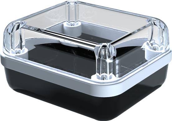 Serpac Electronic Enclosures-CX28A-CLBK-A-WH Kästen, Gehäuse und Gestelle Black Polycarbonate Waterproof Pocket Enclosure with White Seal <h4><strong>CALIFORNIA PROPOSITION</strong> ⚠️<strong>65 WARNING</strong>⚠️</h4>