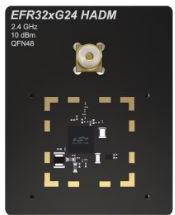 Silicon Labs-XG24-RB4198A Placas y kits de desarrollo inalámbricos/RF EFR32MG24B210F1536IM48 Combo Wireless Module Development Board