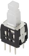 ALPS ALPINE CO., LTD-SPPH420100 Druckknopfschalter Switch Push Button N.O./N.C. DPDT Plunger 0.1A 30VDC Latching PC Pins Thru-Hole Bulk