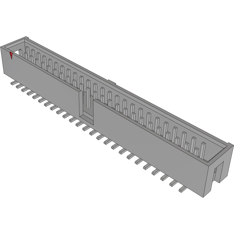 Samtec-HTST-125-01-TM-DV Steckverbinderleisten und Leiterplattenbuchsen Conn Shrouded Header (4 Sides) HDR 50 POS 2.54mm Solder ST Top Entry SMD Tube