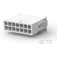 TE Connectivity-794203-1 Custodia filo connettore dedicato Conn Housing RCP 14 POS 4.14mm Crimp ST Cable Mount Natural Bag