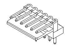 Molex-0022121022 连接器插头及 PCB 插座 Conn Wire to Board HDR 2 POS 2.5mm Solder RA Side Entry Thru-Hole