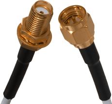 Cinch Connectivity Solutions-415-0031-012 Cable Assembly Coaxial Cable Assembly Coaxial 0.305m SMA to SMA F-M