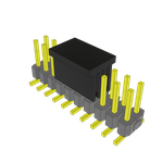 Conn Unshrouded Header HDR 20 POS 2.54mm Solder ST Top Entry SMD T/R