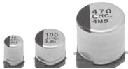 Panasonic-EEE-HC1E101P Kondensator, Aluminium Cap Aluminum Lytic 100uF 25V 20% (8 X 10.2mm) SMD 0.13A 5000h 105°C Automotive T/R