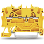 Conn Terminal Block 2 POS Spring Clamp T DIN Rail 17.5A CAGE CLAMP® Box