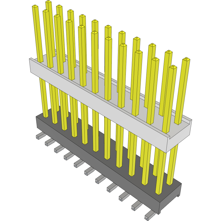 Samtec-SSM-111-L-DV-BE Cabezales del conector y receptáculos PCB Conn Socket Strip SKT 22 POS 2.54mm Solder ST Bottom Entry SMD Tube