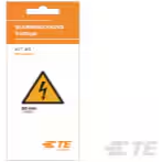 TE Connectivity-2404000-1 Labels Labels Warning Label Vinyl Gloss Black/Yellow 50x43.7mm