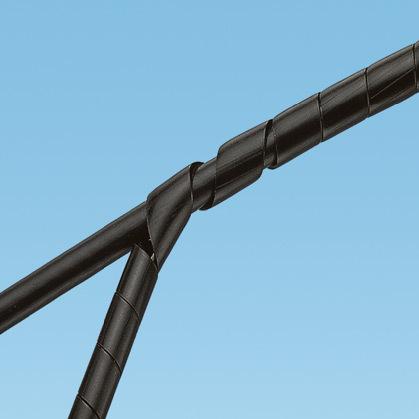 Panduit-T25R-C20Y Cable Accessories Cable Accessories Spiral Wrap Polyethylene Black Package