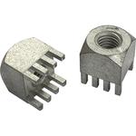 Power Tap Terminal Brass F 9mm Matte Tin Over Nickel