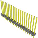 Conn Unshrouded Header HDR 20 POS 2.54mm Solder ST Top Entry Thru-Hole Bulk