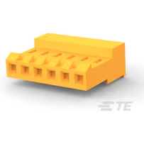 TE Connectivity-3-640426-6 Steckverbinderleisten und Leiterplattenbuchsen Conn IDC Connector F 6 POS 3.96mm IDT RA Cable Mount Box/Carton