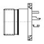 Conn Circular PIN 6 POS Solder ST Panel Mount 6 Terminal 1 Port