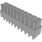 Conn Isolated Power Socket Strip SKT 20Power POS 2.54mm Solder ST Top Entry Thru-Hole Mini Mate® Bulk