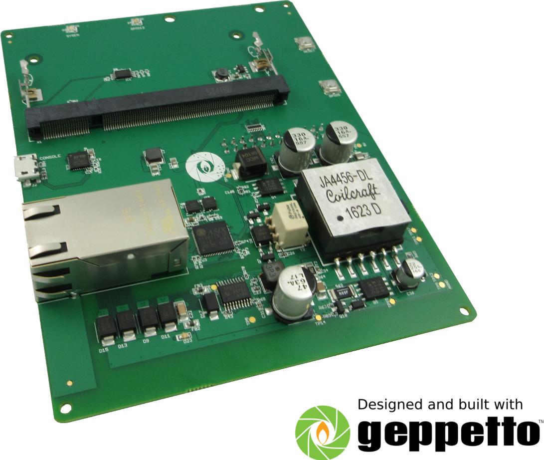 Gumstix, Inc-PKG900000000608 Power Management Development Boards and Kits PoE board for LoRa Gateway Board