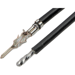 Cable Assembly UL 10002 0.225m 18AWG Crimp Terminal 1 POS M Crimp Bag