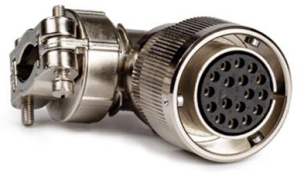 ITT Corporation-CA08COME14SA7PBF80A176 Steckverbinder, rund Conn Circular PIN 7 POS Solder Cup RA Cable Mount 7 Terminal 1 Port