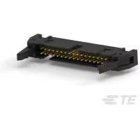 TE Connectivity-5499786-8 Connector Headers and PCB Receptacles Conn Ejector Header HDR 34 POS 2.54mm Solder RA Side Entry Thru-Hole Tray