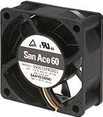 SANYO DENKI-9G0648P4S0011 Gebläse und Lüfter DC Fan Axial Ball Bearing 48V 36V to 72V 49.4CFM/14.8CFM 53dB/19dB 60 X 60 X 25mm High Air Flow/High Static Pressure