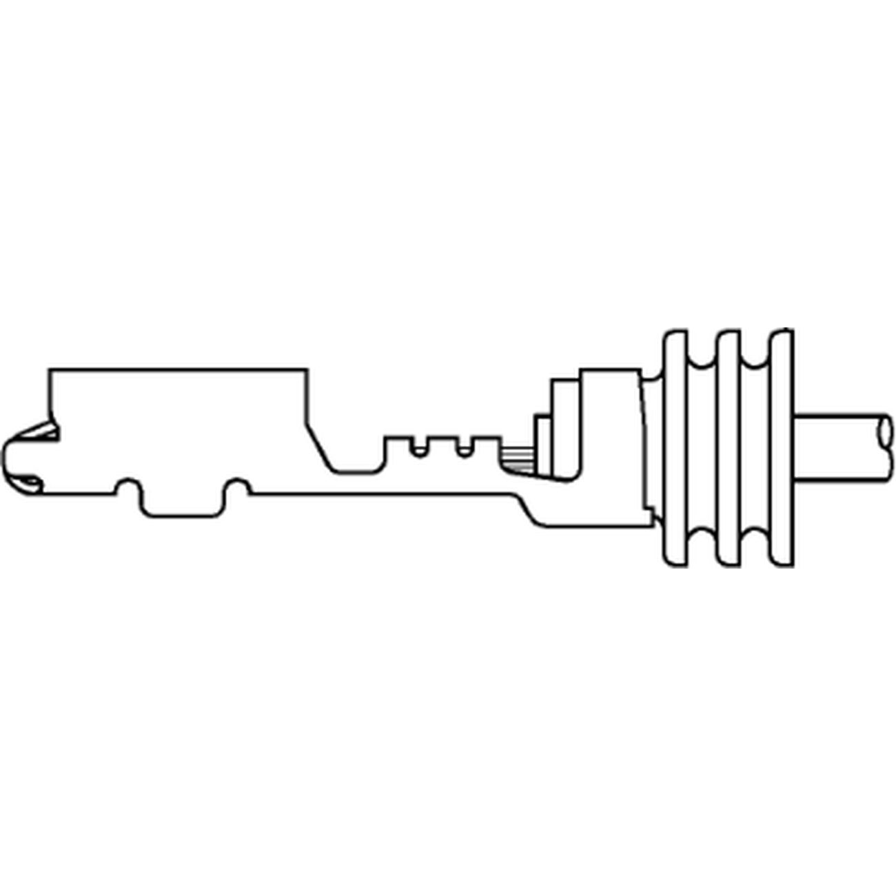Delphi-12110846-L Contact de raccordement Contact SKT 2.8 Size Crimp ST Cable Mount 21-22AWG