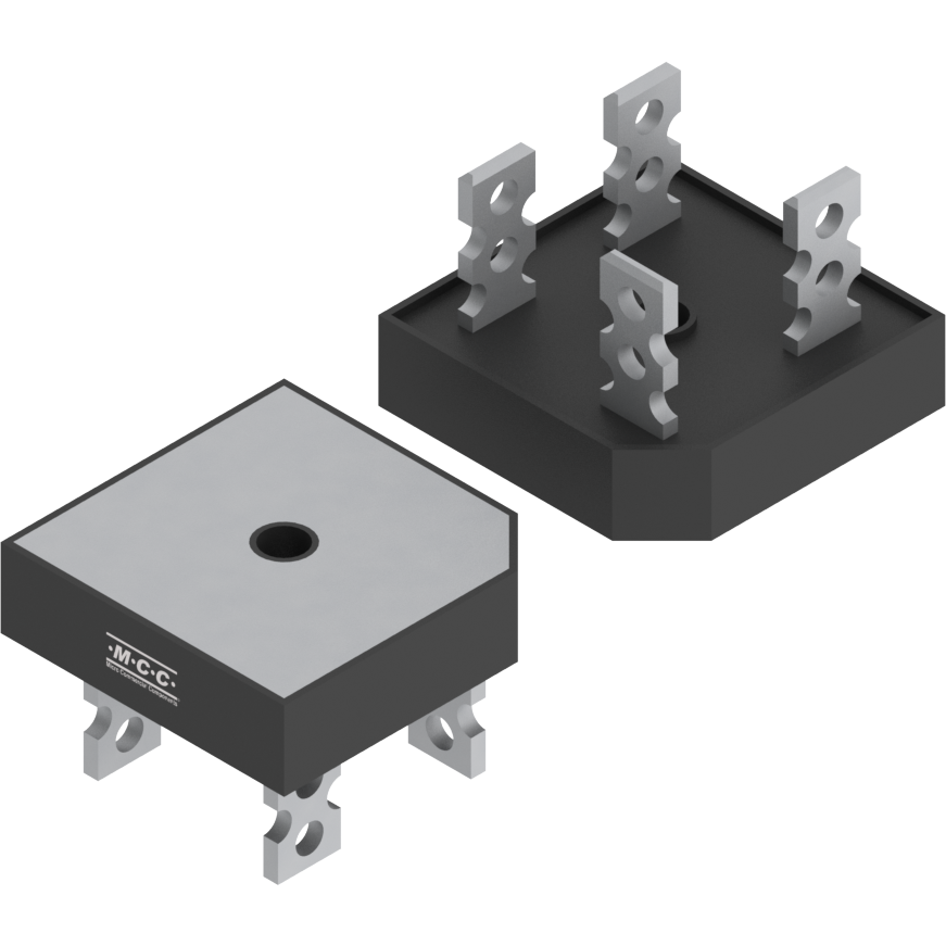 Micro Commercial Components-GBPC1510-BP Brückengleichrichter Diode Rectifier Bridge Single 1KV 15A 4-Pin Case GBPC Bulk