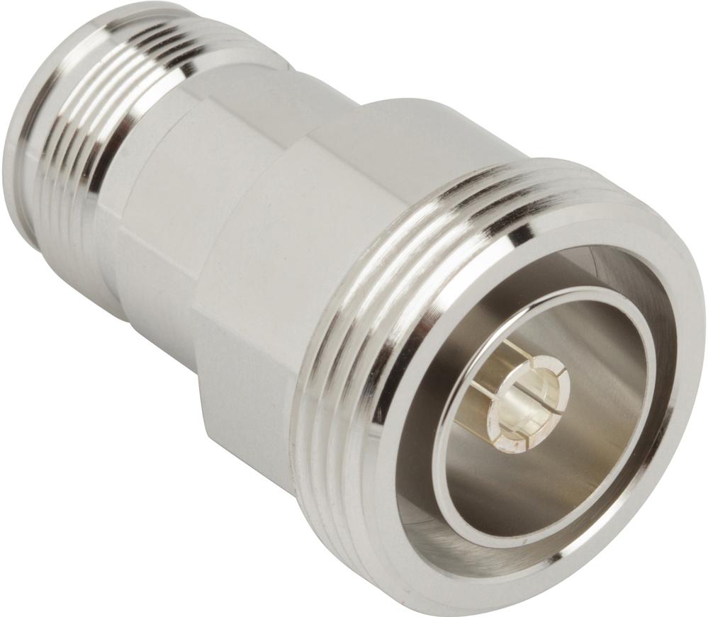 Amphenol RF-AD-716J4310J-1 Connector RF Conn 4.3/10-7/16 Adapter 0Hz to 6GHz 50Ohm ST F/F Silver