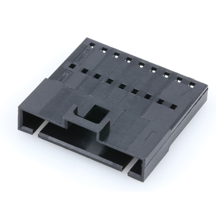 Molex-701070008 Connector Discrete Wire Housing Conn Housing M 9 POS 2.54mm Crimp ST Cable Mount Black SL™ Bag