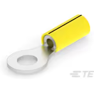 TE Connectivity-2-34806-3 Terminali connettore PIDG Ring Tongue Terminal 14-16AWG Copper Yellow/Black Stripe 32.91mm Tin T/R